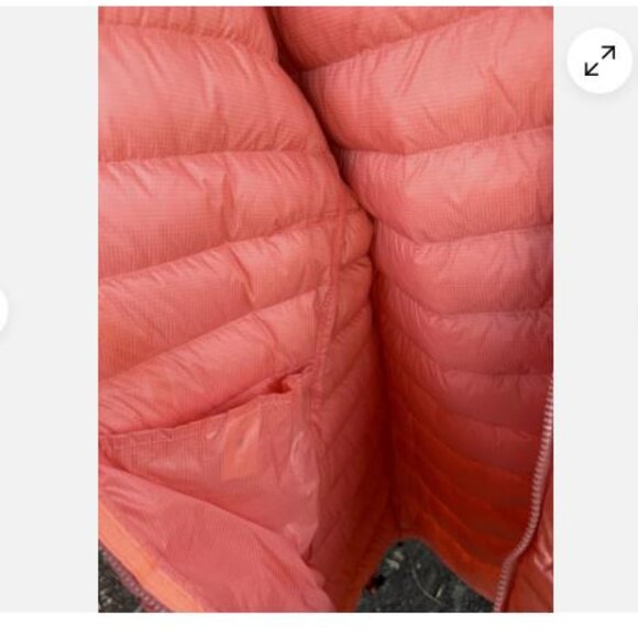 Simond Down Packable Coat Jacket condition US women’s XL Coral Warm - Picture 6 of 7
